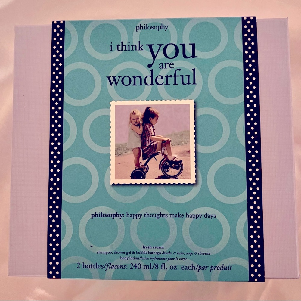 philosophy I Think You Are Wonderful Set - featuring ‘Fresh Cream’